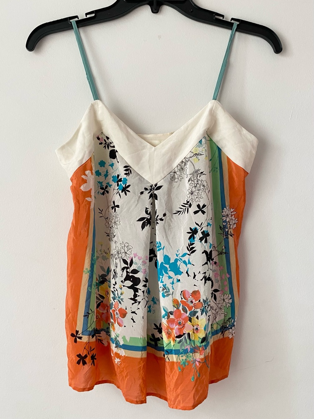Maeve Anthropologie Silk Floral Cami Tank Top